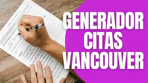 vancouver bibliografia generador|Generador de citas Vancouver gratuito [Versión 2024]